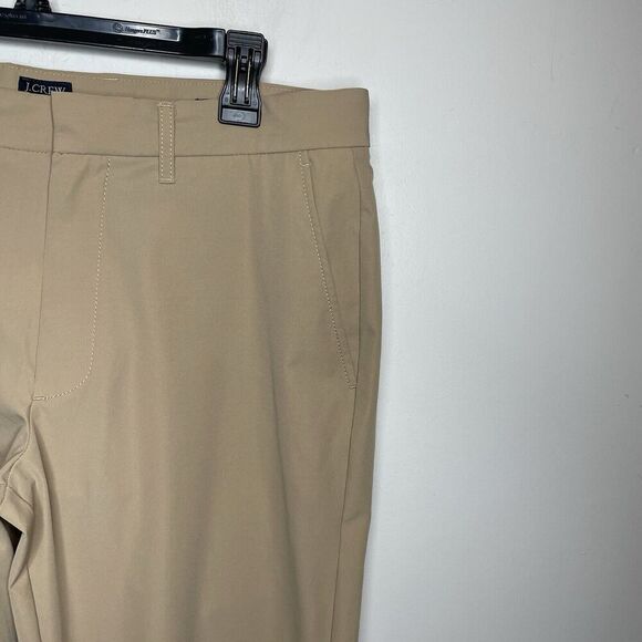 J.CREW Thompson Tech Pant Men 32 x 32 Khaki Tan Lightweight Performance AD934 - Picture 2 of 13